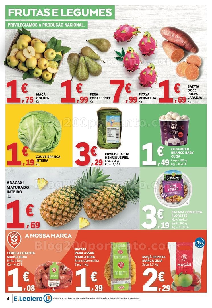 Antevisão Folheto E-LECLERC Promoções de 19 a 25 março